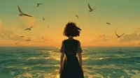 海洋深藍的心靈療癒