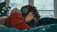 雲朵飄進安睡美夢裡