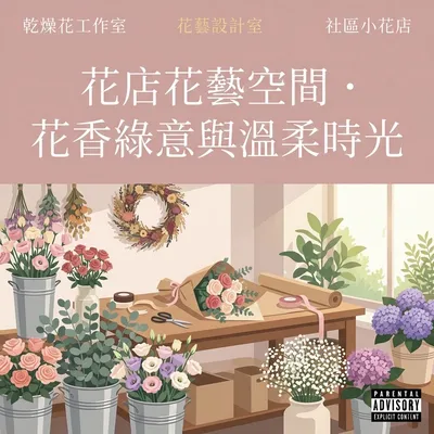 花店花藝空間・花香綠意與溫柔時光