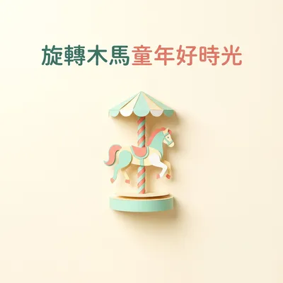 旋轉木馬童年好時光