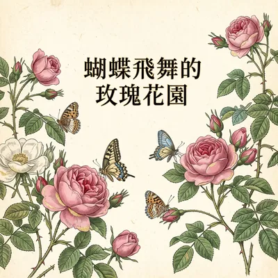 花瓣飄落的桌面