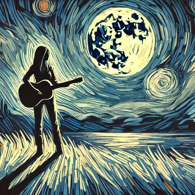 The bright moon hangs in the sky like a jade pearl,